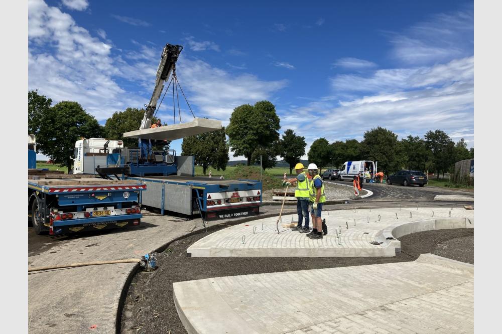 Erster MONODUR&reg;-Kreisverkehrsinnenring in S&uuml;ddeutschland